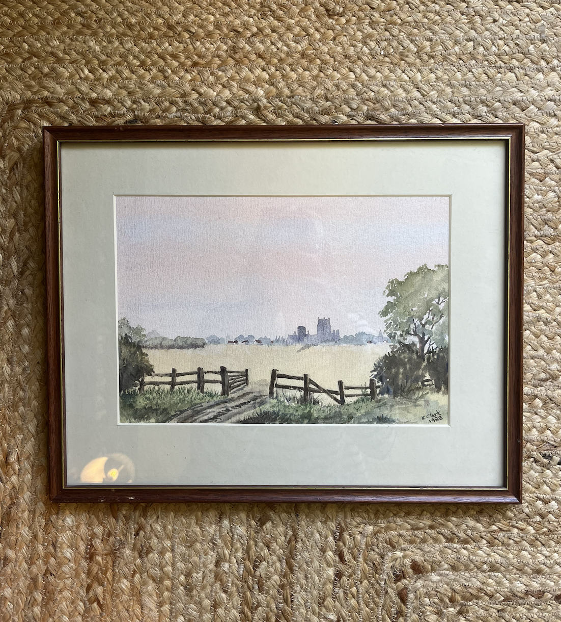 Pair of Golden Framed Watercolours