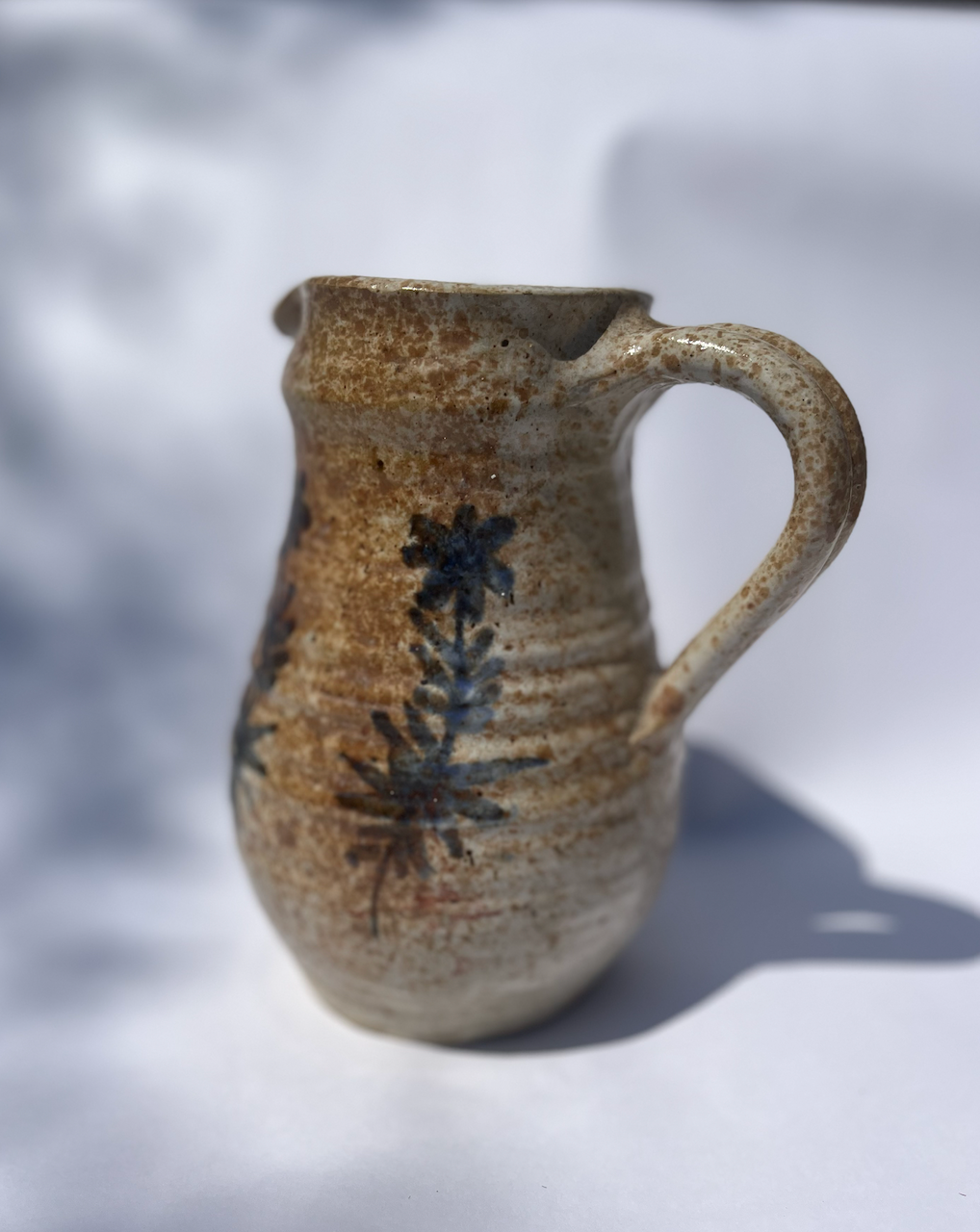 Hand Decorated Earthenware Jug