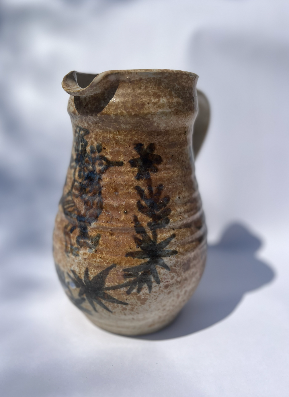 Hand Decorated Earthenware Jug