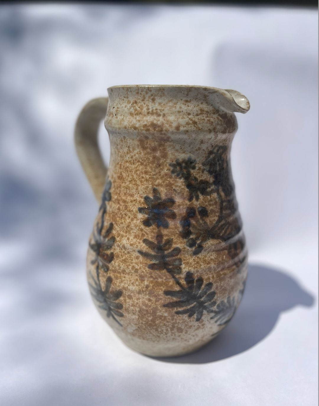 Hand Decorated Earthenware Jug