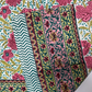 Striking & Vibrant Multicoloured Blockprinted Cotton Tablecloth - Various Sizes