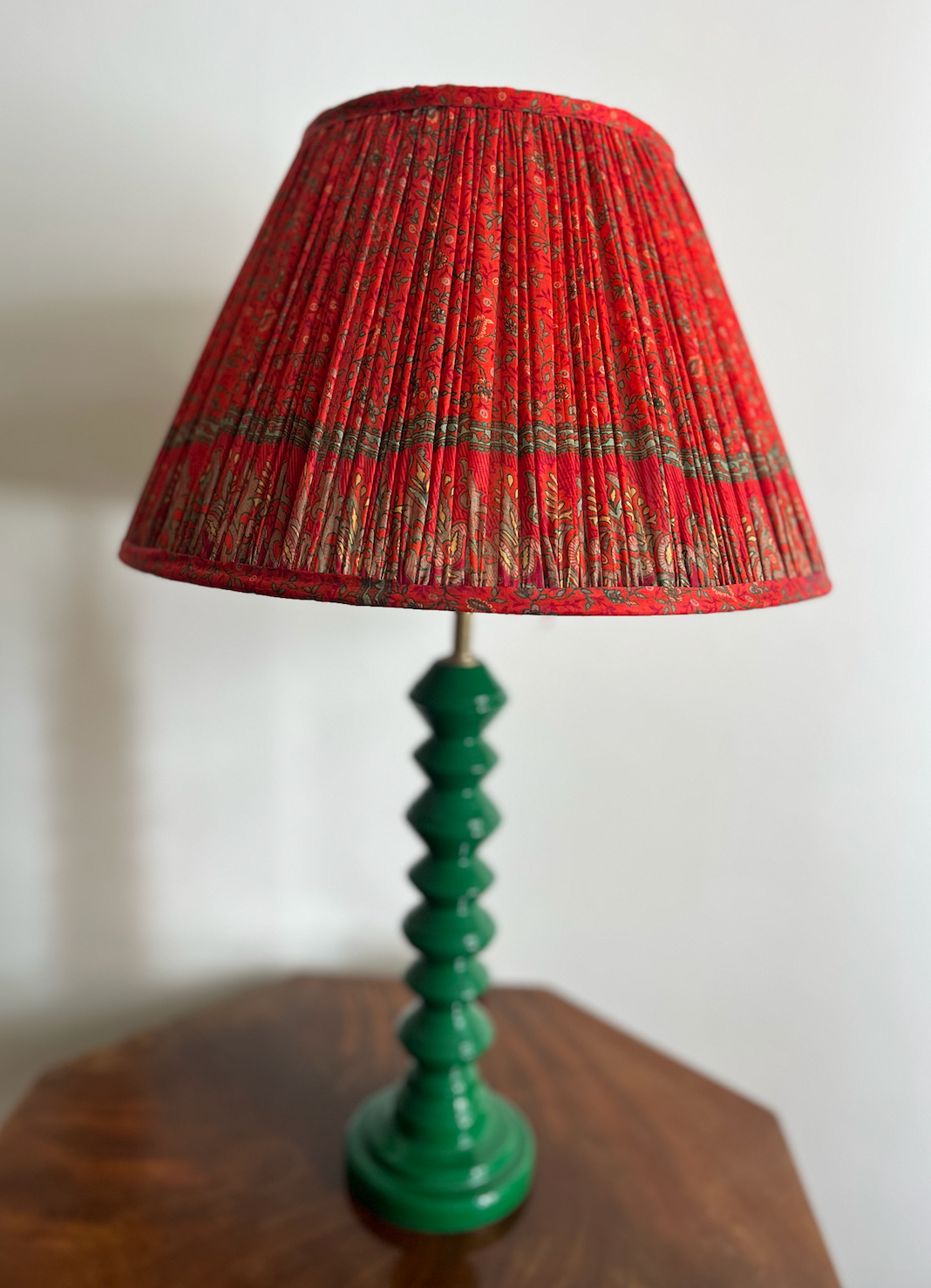 40cm Silk Sari Straight-Edge Lampshades - Various Colours