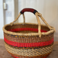 Large Bolga Basket - Various Colours