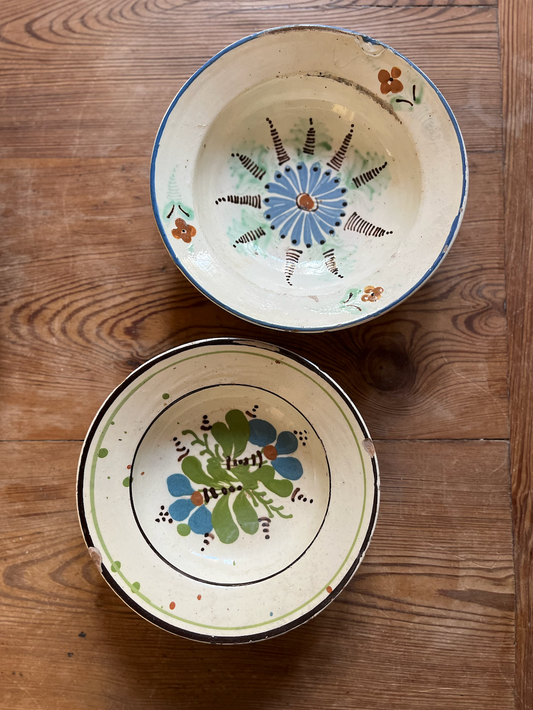 Pair of Decorative Rare & Antique Decorative Transylvanian Wall Plates