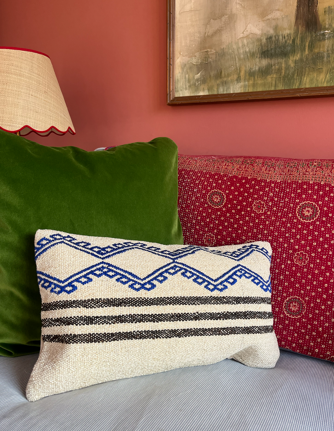 Black kilim deals pillow