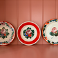 Colourful Set of Rare & Antique Pair of Decorative Hungarian Wall Plates, Jessica