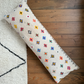 Large Multicoloured Dots Bolster Kilim Cushion