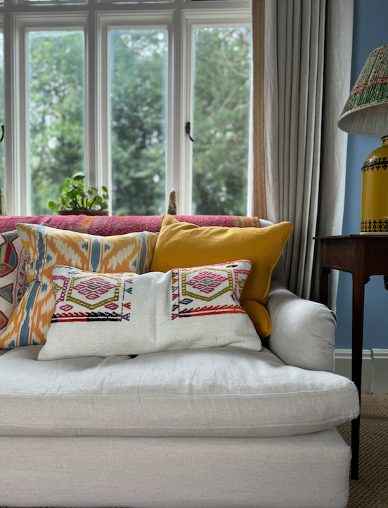 Multicoloured Kilim Cushion