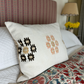 White Daisy Large Kilim Cushion