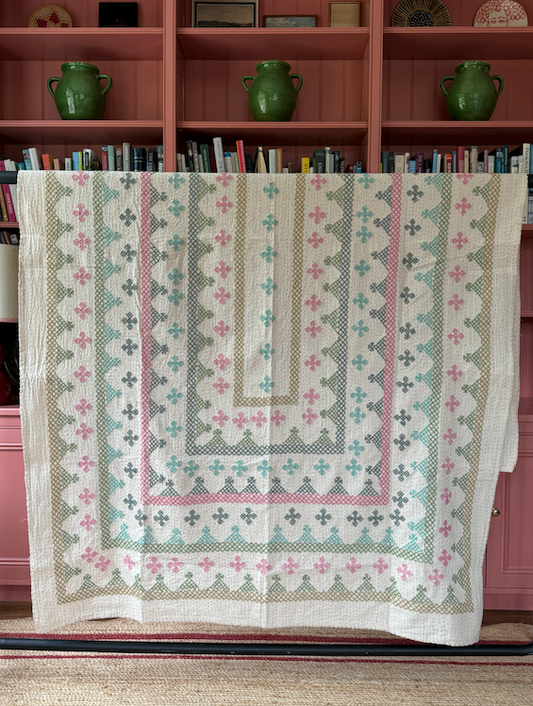 Kantha Quilt - SMALL - S8