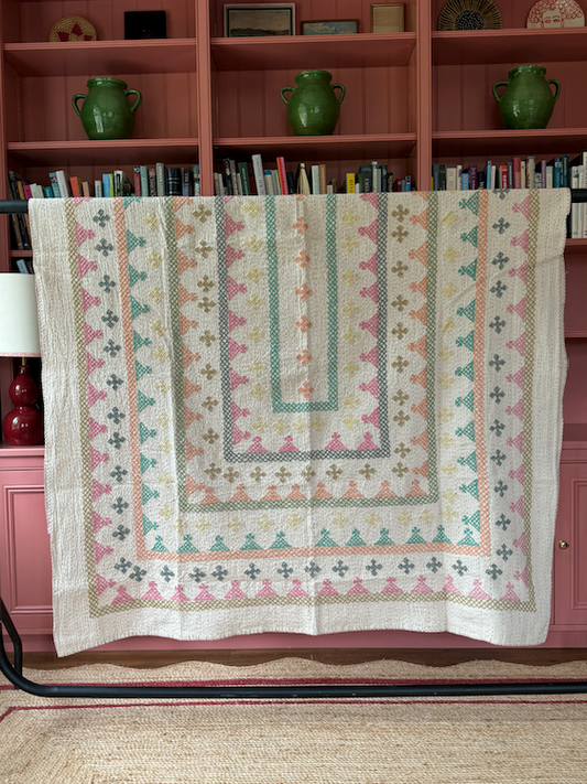 Kantha Quilt - SMALL - S9