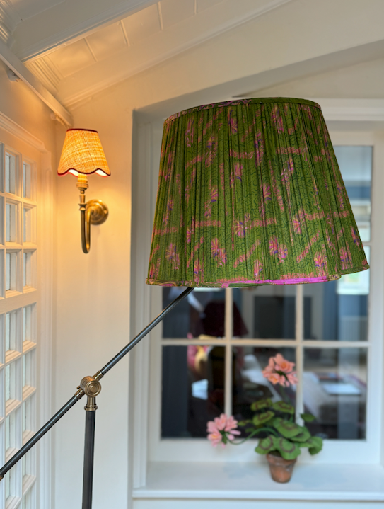 Fabulous Green Scalloped 50cm Lampshade