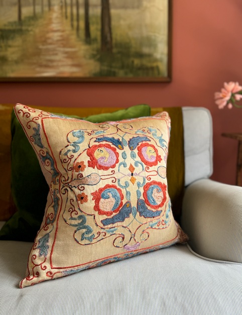 Fabulous Silk Suzani Cushion