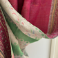 Double Sided Vintage Kantha Quilt