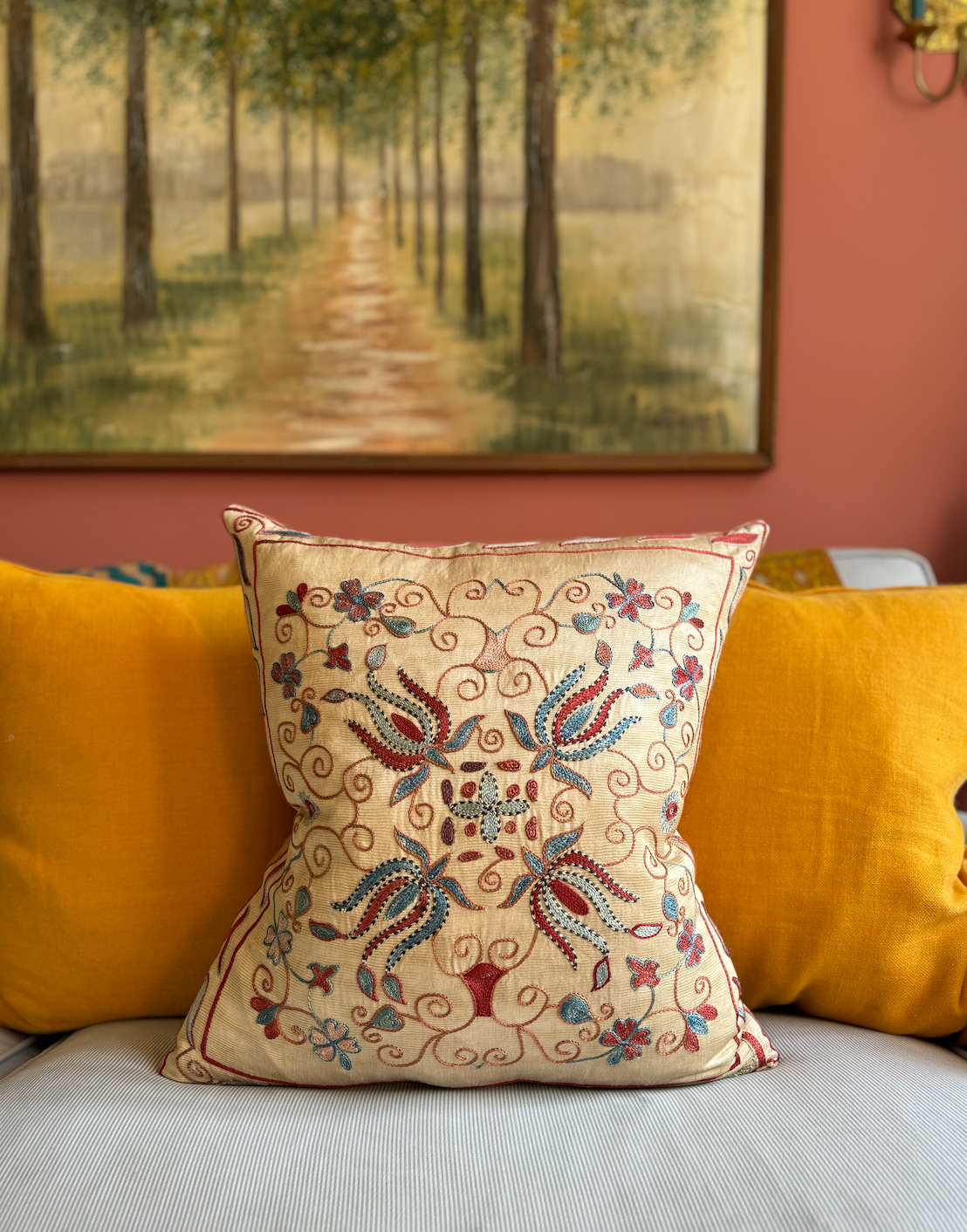 Silk Suzani Cushion