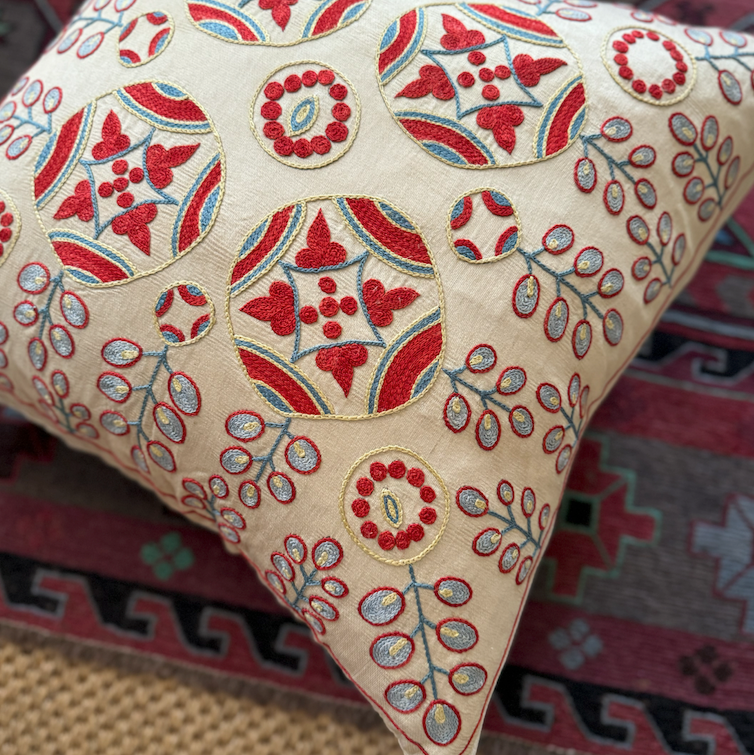 Silk Suzani Cushion