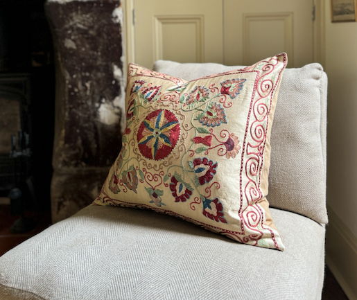 Silk Suzani Cushion