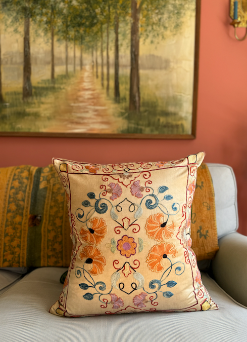 Silk Suzani Cushion