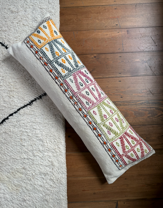 Large Pretty Bolster Kilim Cushion