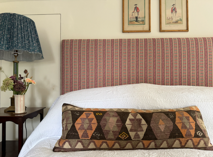 Large Retro Vibe Bolster Kilim Cushion