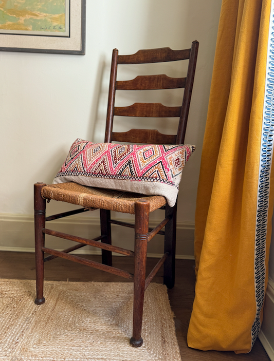 Vibrant Pink Kilim Cushion