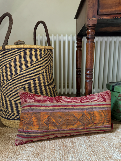 Autumnal Toned Kilim Cushion