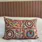 Large Striking Multicoloured Silk Suzani Cushion