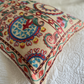 Large Striking Multicoloured Silk Suzani Cushion