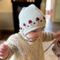 Limited Edition Hand-Embroidered Baby Bonnet – Merino Wool