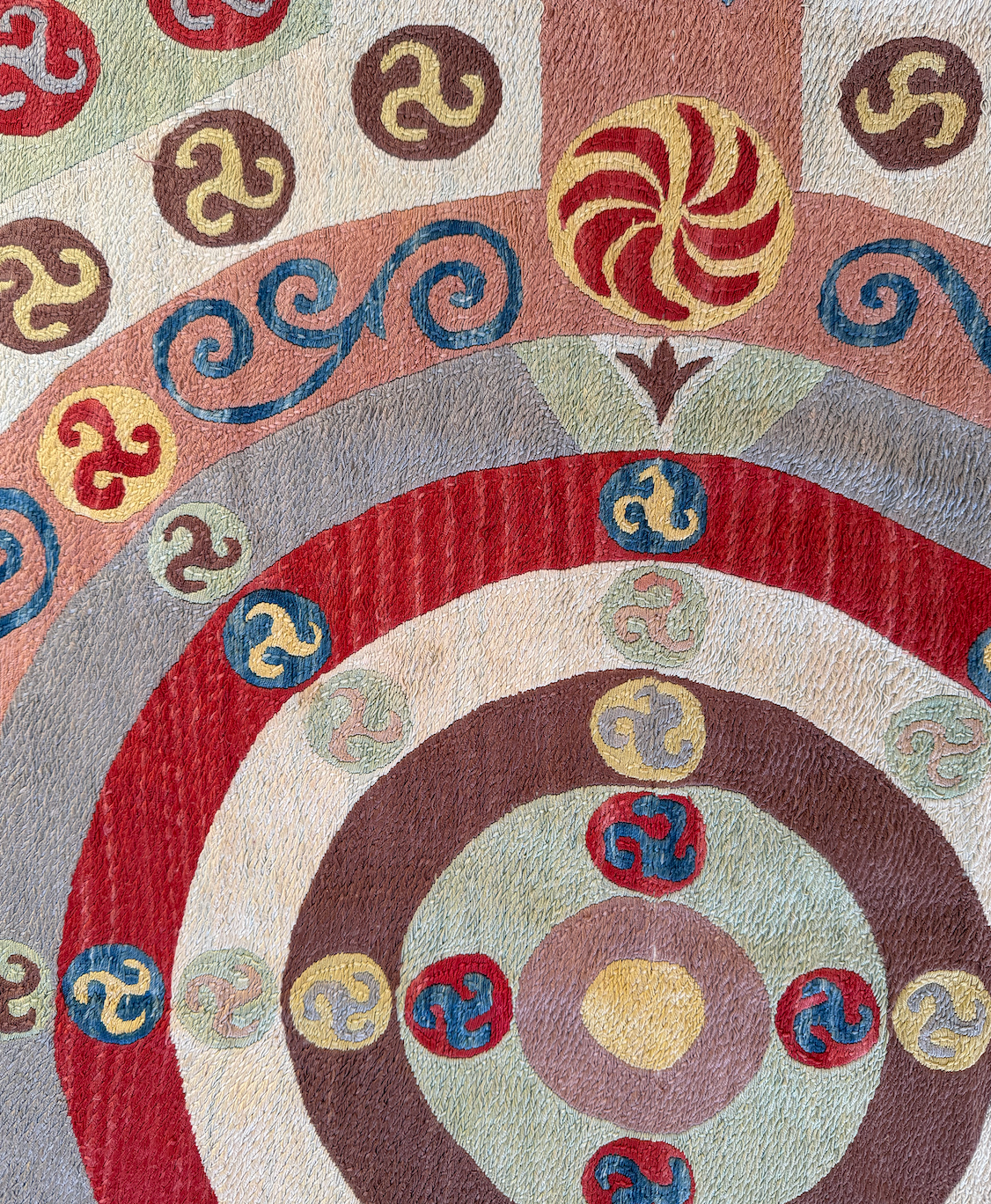 Rare & Striking Medium Suzani Fabric