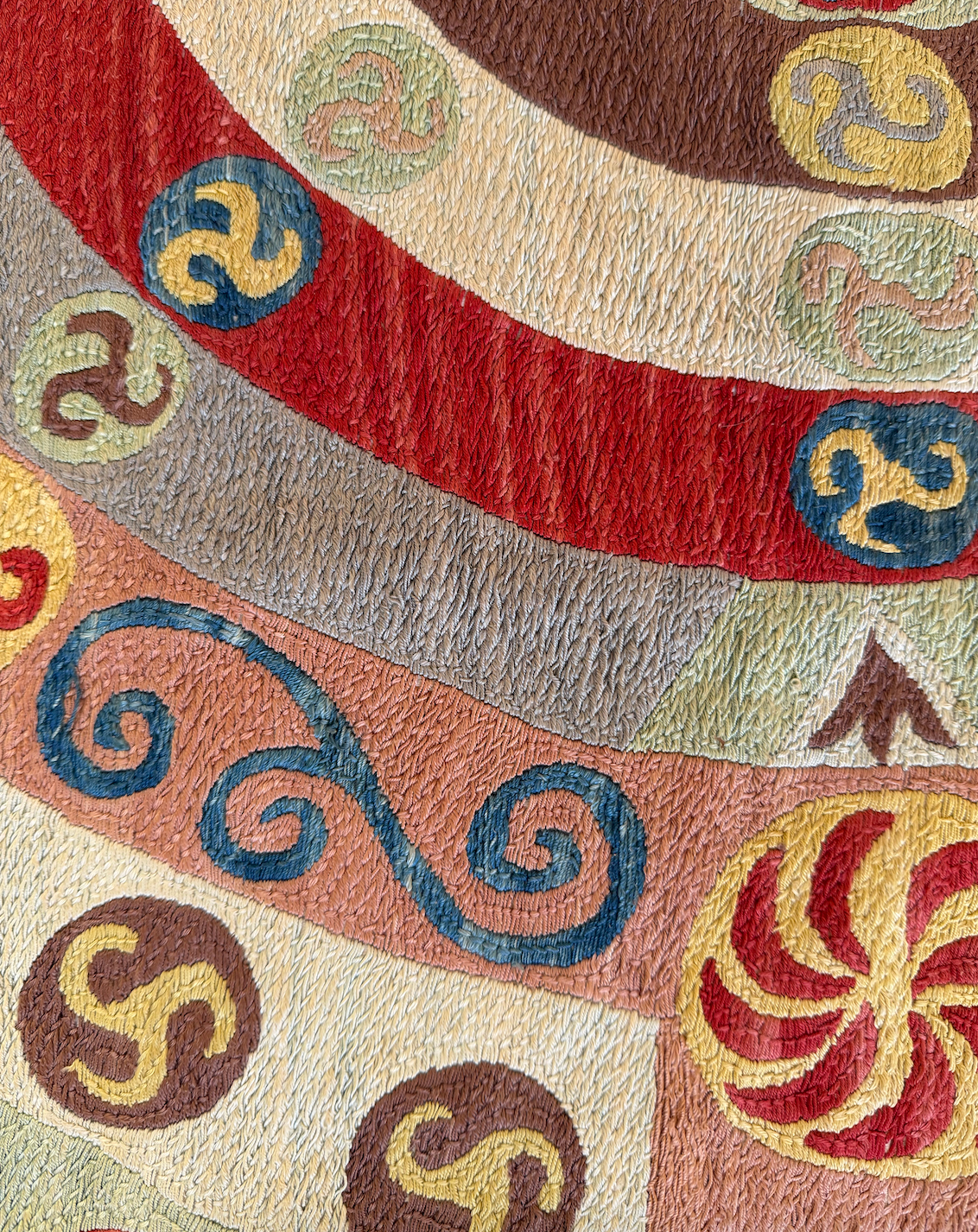 Rare & Striking Medium Suzani Fabric