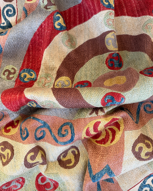 Rare & Striking Medium Suzani Fabric