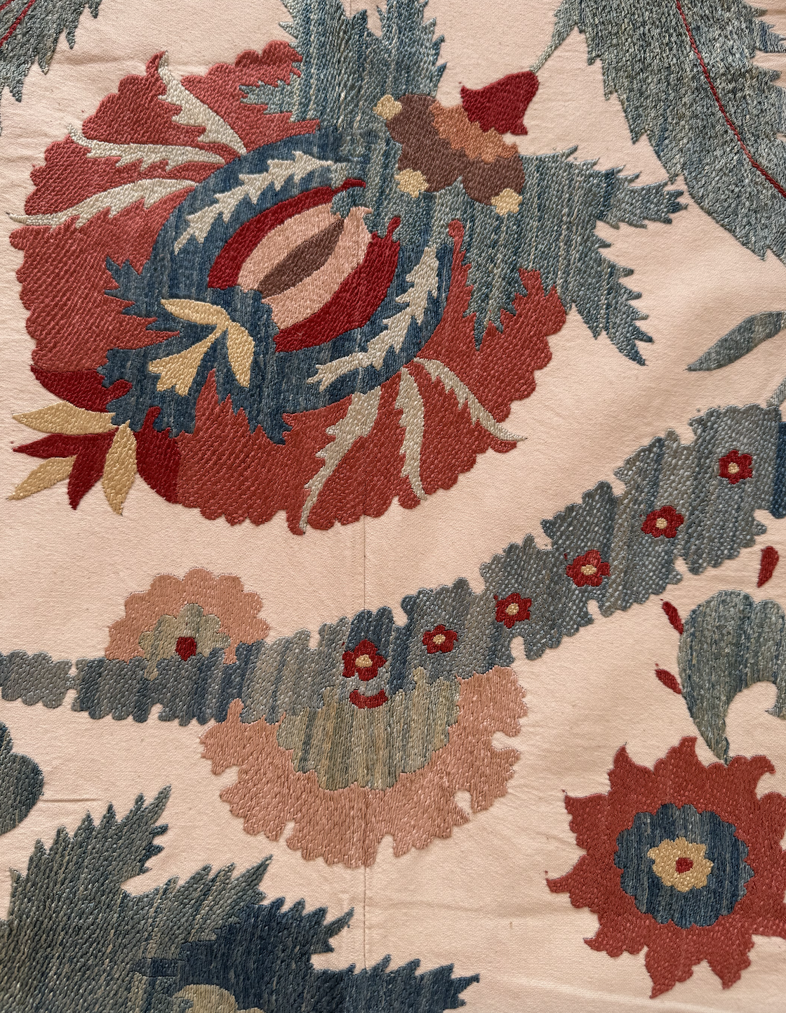 Beautiful Uzebistan Medium Suzani Fabric