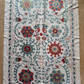Large-Scale Teal & Red Floral Suzani, Medium