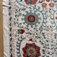 Large-Scale Teal & Red Floral Suzani, Medium