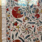 Dense Red Floral & Silvery Foliage Suzani, Medium