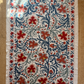 Deep Blue Scrolling Vine Suzani, Medium