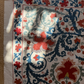 Deep Blue Scrolling Vine Suzani, Medium