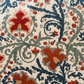 Deep Blue Scrolling Vine Suzani, Medium