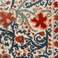 Deep Blue Scrolling Vine Suzani, Medium