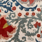 Deep Blue Scrolling Vine Suzani, Medium