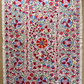Bold Multicoloured With Pink Large Suzani Fabric