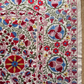 Bold Multicoloured With Pink Large Suzani Fabric