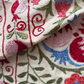 Bold Multicoloured With Pink Large Suzani Fabric