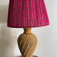 50cm Silk Sari Straight-Edge Lampshades - Various Colours
