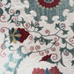 Large-Scale Teal & Red Floral Suzani, Medium