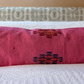 Pretty Pink Bolster Kilim Cushion