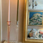 Tall Glass Candlestick - Clear