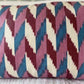Purple Geometric Cotton Ikat Cushion